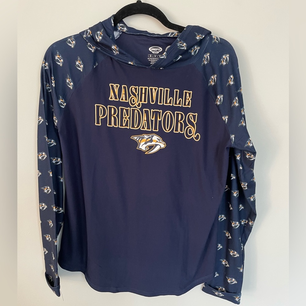 Women's Concepts Nashville Predators 4 Piece Women’s Pajama Set- Size Medium